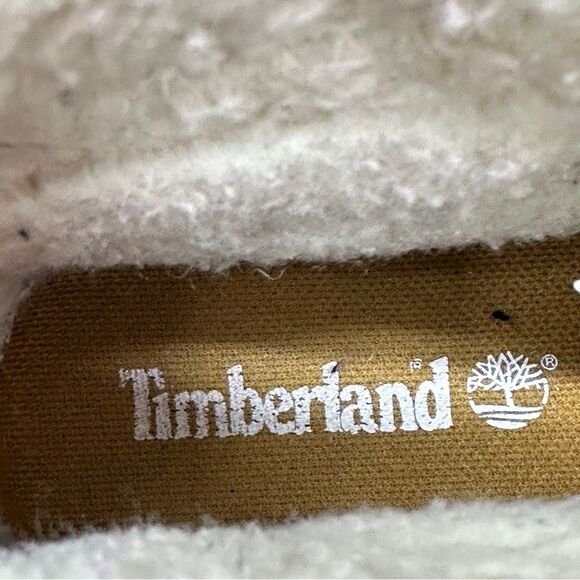 Timberland teddy lace up fold over boots leather brown women's 6 fully lined - Picture 7 of 9